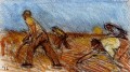 Study For Harvest modern peasants impressionist Sir George Clausen